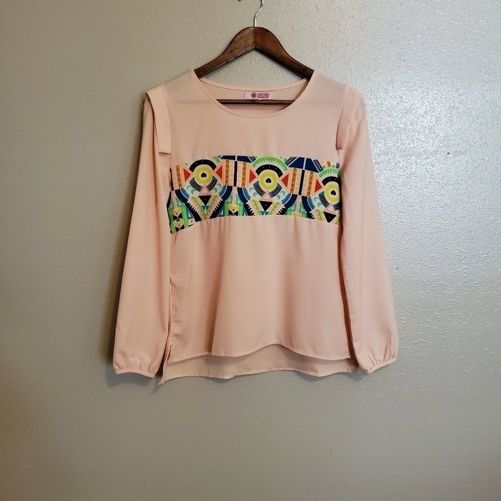 Oasap long sleeve blouse size medium - Picture 2 of 6